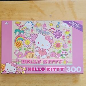Hello Kitty Garden Adventure Puzzle - Pink and White